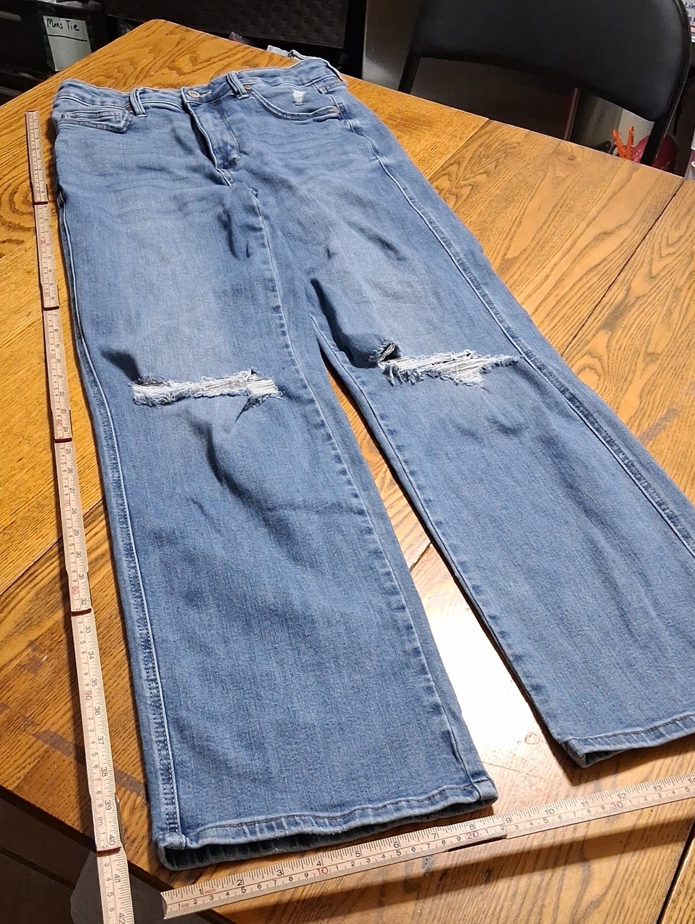 JUDY BLUE Jeans Womens 11 / 30 STRAIGHT LEGS ?? Denim Preowned Used Pants - Picture 1 of 5